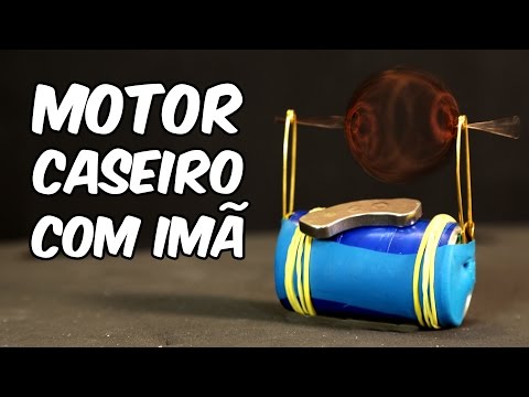 Como fazer um MOTOR elétrico com um ÍMÃ (EXPERIÊNCIA de FÍSICA)