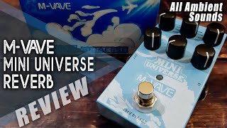Best Cheap Pedal Effects M-Vave Mini Universe Reverb Video Review No Talk All The Sounds