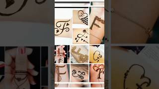 F Name Beautiful Mehndi Design