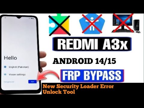 Redmi A3x/A3 Frp Bypass without PC || Redmi A3x frp Redmi A3x/A3 Frp Bypass without PC || Redmi A3x frp