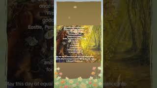 Ostara Invocation Of Eostre