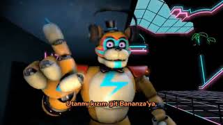 Freddy müzik dinliyor! | Türkçe Altyazılı #fnaf #youtube #fnaf9