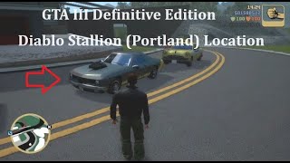 Gta Iii Definitive Edition - Diablo Stallion Portland Location