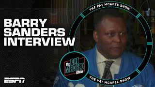 Barry Sanders' FULL INTERVIEW with Bill Belichick \& the Pat McAfee Draft Spectacular