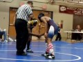 Gary Brown(Freshman) vs Ferndale (Bumped up to 135 against Ferndale) -Quad Meet