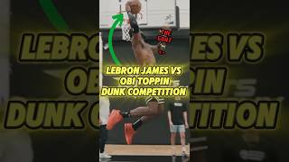 Lebron James And Obi Toppin Dunk Compeion