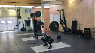Paused Snatch: 80 x 1 rep by Annie Thorisdóttir
