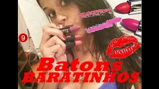 Top 5 Batons Baratinhos Que Vc Precisa Conhecer Baton Evelyn Regly Tati Barreto