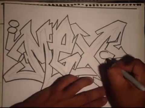 how to draw graffiti characters (HQ)