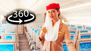 360° Vr - Inside The Biggest Plane | A380 Emirates