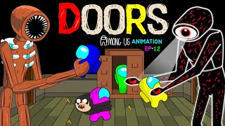 Among Us Vs Doors Animation 어몽어스 Vs Roblox Doors All Monster Among Us Game Cartoon Animation 12