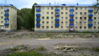 Видео Омск, изменения улицы за год, ул. 21 я Амурская (14/10/12 - 22/10/13) от omskvk, улица Завертяева, Омск, Россия