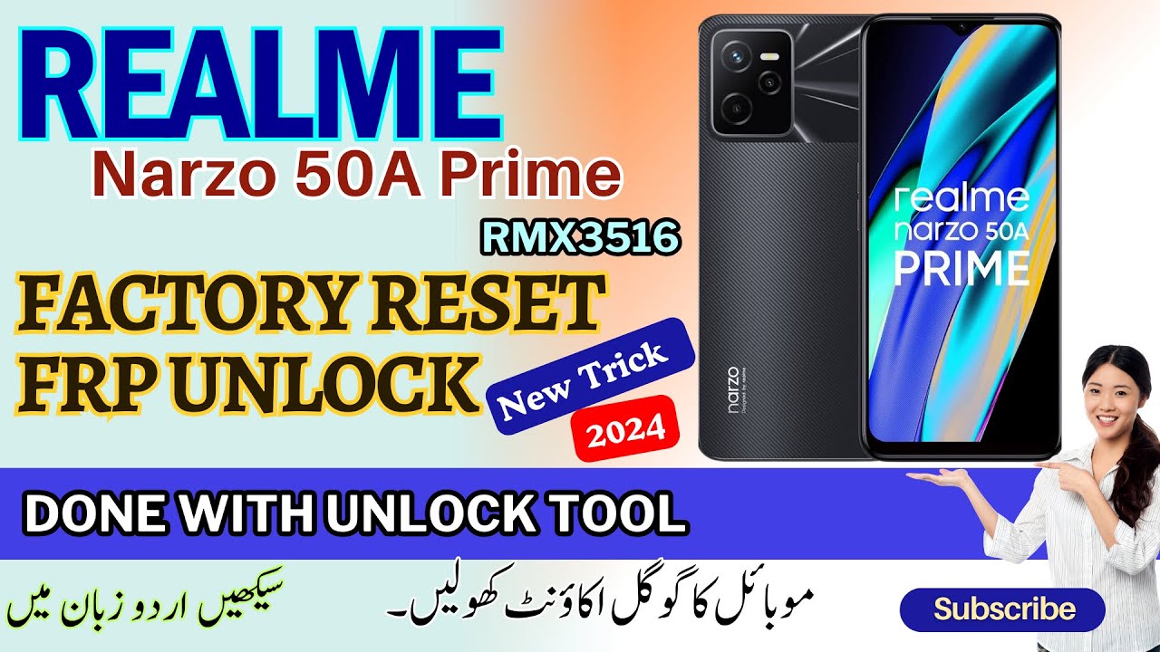 Realme Narzo 50A Prime (RMX3516) FRP Bypass & Factory Realme Narzo 50A Prime (RMX3516) FRP Bypass & Factory