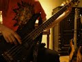 cryptopsy- back to the worms( BASS COVER)