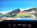 Funny VFR flight in the french Alpes in my cessna 182 home cockpit