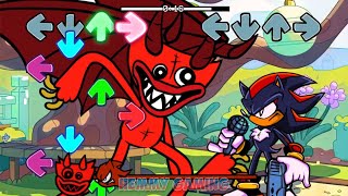 Fnf Huggy Wuggy Vs Sonic Sfm 3 Sings Bluey Can Can Poppy Playtime 3 Fnf Mods
