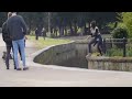 Amazing gap jump at the lake