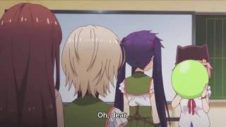 Gakkougurashi Balloon Scene