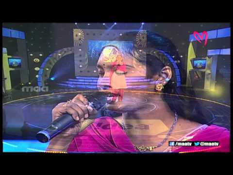 Super Singer 1 Episode 27 : Anjana Sowmya Performance ( Jabilli...