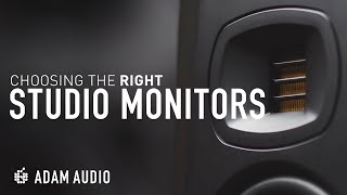 Choosing the Right Studio Monitors 