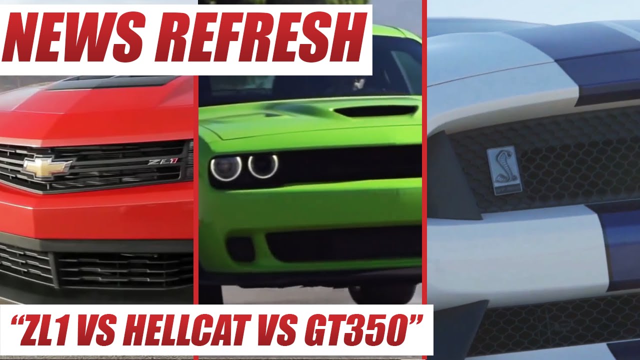 Ford Shelby GT350 Mustang vs Dodge Challenger ... - YouTube