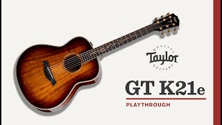 Taylor Guitars | GT K21e | Playthrough Demo