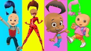 Wrong Hairs Dora Lady Bug Bubble Guppies Paw Patrol Finger Family Learn Colors For Kids