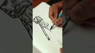 [ASMR] Drawing Enderman From Minecraft