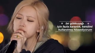 Rosé - Gone (live ver.)  •Türkçe Çeviri•