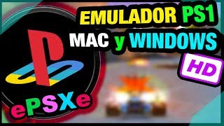 Emulador PlayStation (ePSXe) para Mac osx y Windows HD