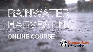Rainwater Harvesting Online Course