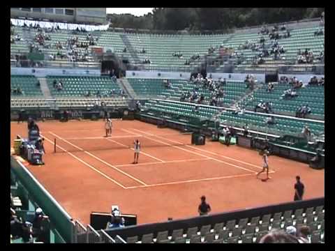 Rome 2009  決勝戦（ファイナル）　 doubles part 2 （from 3 0 to 4 2 set1）