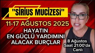 Saat 2100Da Canli Yayinda Buluşalim. Şansli Haftayi Konuşacağiz. 11-17 Ağustos Haftasi Burçlar.