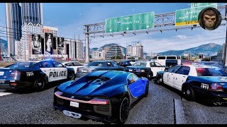 ► GTA 6 Graphics 🔥 POLICE Chase BUGATTI CHIRON! 60 FPS | ULTRA Realistic Graphics 👍 PC GTA V MOD