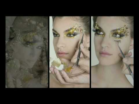 greek makeup. goddess make-up photo concept