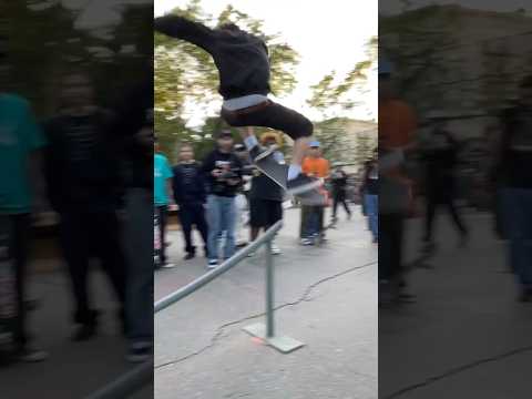 5050 TO LAUNCHED FS 360 - MYLES TRAMPELLO #SKATEBOARDING #NYC