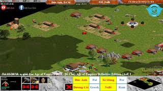 AoE 22 Random Dương Còi, Đức Anh vs Xi Măng, Nobi Ngày 30/03/2018