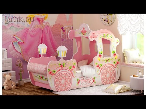 Красивая кровать для девочки Красивая кровать для девочки
