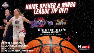 Season Opener Moncton Mystics Vs. Lake City 56Ers Mwba Saturday May 3Rd 6Pm
