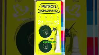 Patsco Windshield Repair Innovation Through Simplicity, Just Patch It - Now Available On Amazon