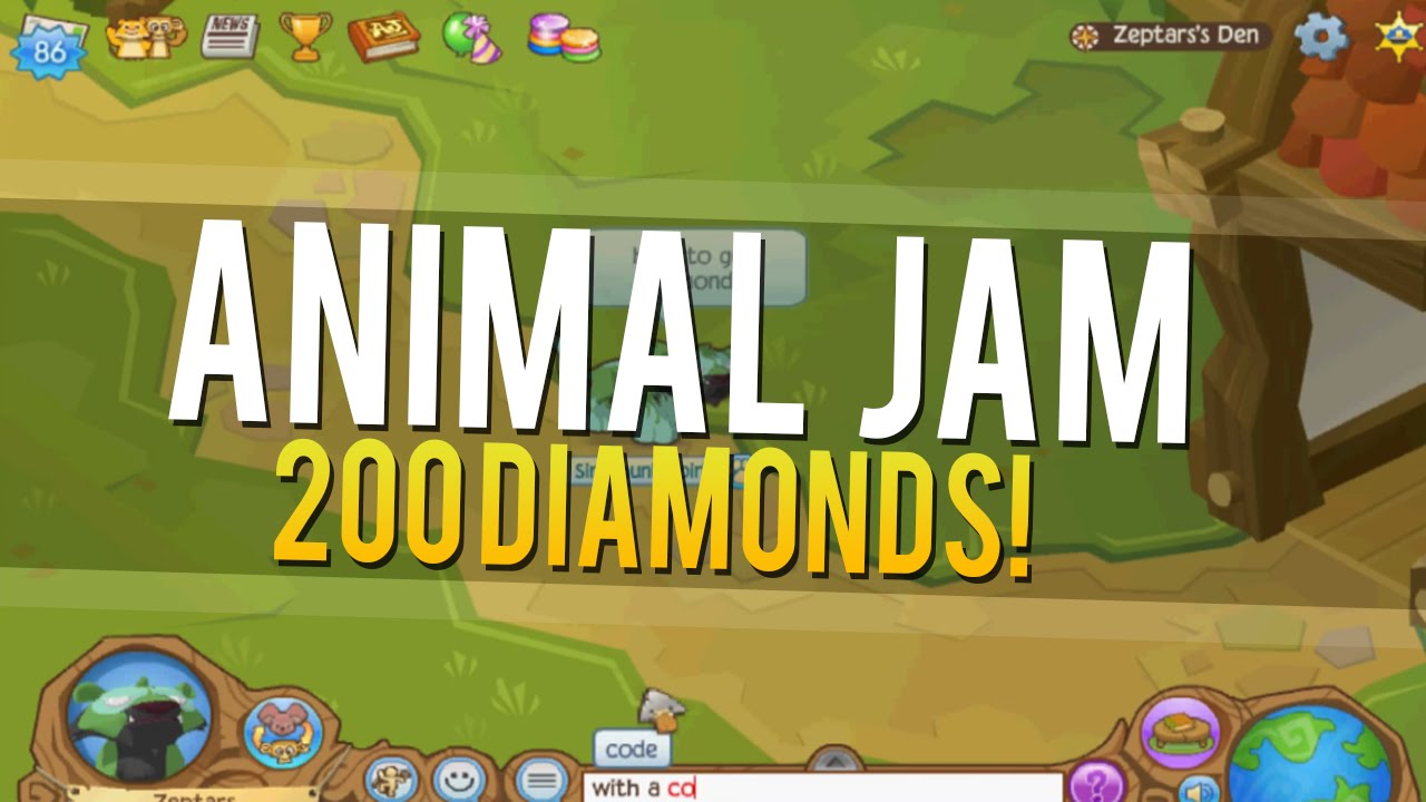 Animal Jam 1 Diamond Code