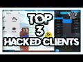TOP 3 Free Minecraft Hacked Clients. w/Download
