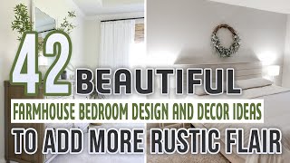 42 Beautiful Farmhouse Bedroom Design And Decor Ideas To Add More Rustic Flair