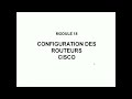 Commnades de base Routeur Cisco [part 1]
