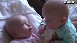 Funny Babies Talking to Each Other Compilation 2015 HD VIDEO
