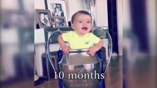 Wesley Sneijderin Minik Oğlu Xess Xava 1 Yaşına