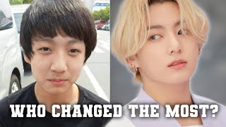 The Kpop GLOW UP effect in BTS (Who changed the most?)