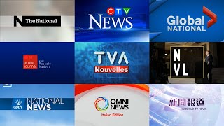 Canadian Tv News - 2020 Intro Opens Générique Compilation
