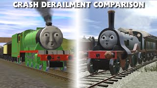 Crash Derailment Comparison Trainz 10 Vs Trainz 19