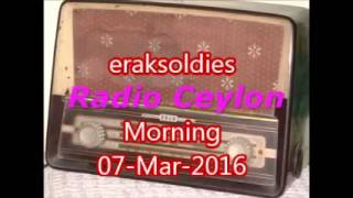 Radio Ceylon 07-03-2016~Monday Morning~02 Purani Filmon Ka Sangeet